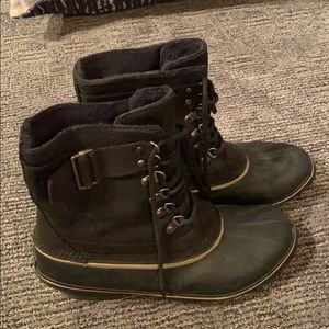 Sorel Black winter Fancy Lace II Boot, 9.5